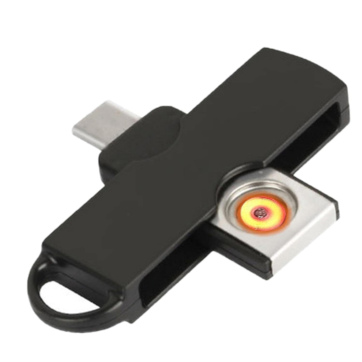 Mini Phone Cigar Lighter, Portable USB OTG Type C Plug and Play Connected Electric Lighter, Battery Free Windproof Electronic Ignition Shaver-Size Gadget for Android Mobile Devices-image-33