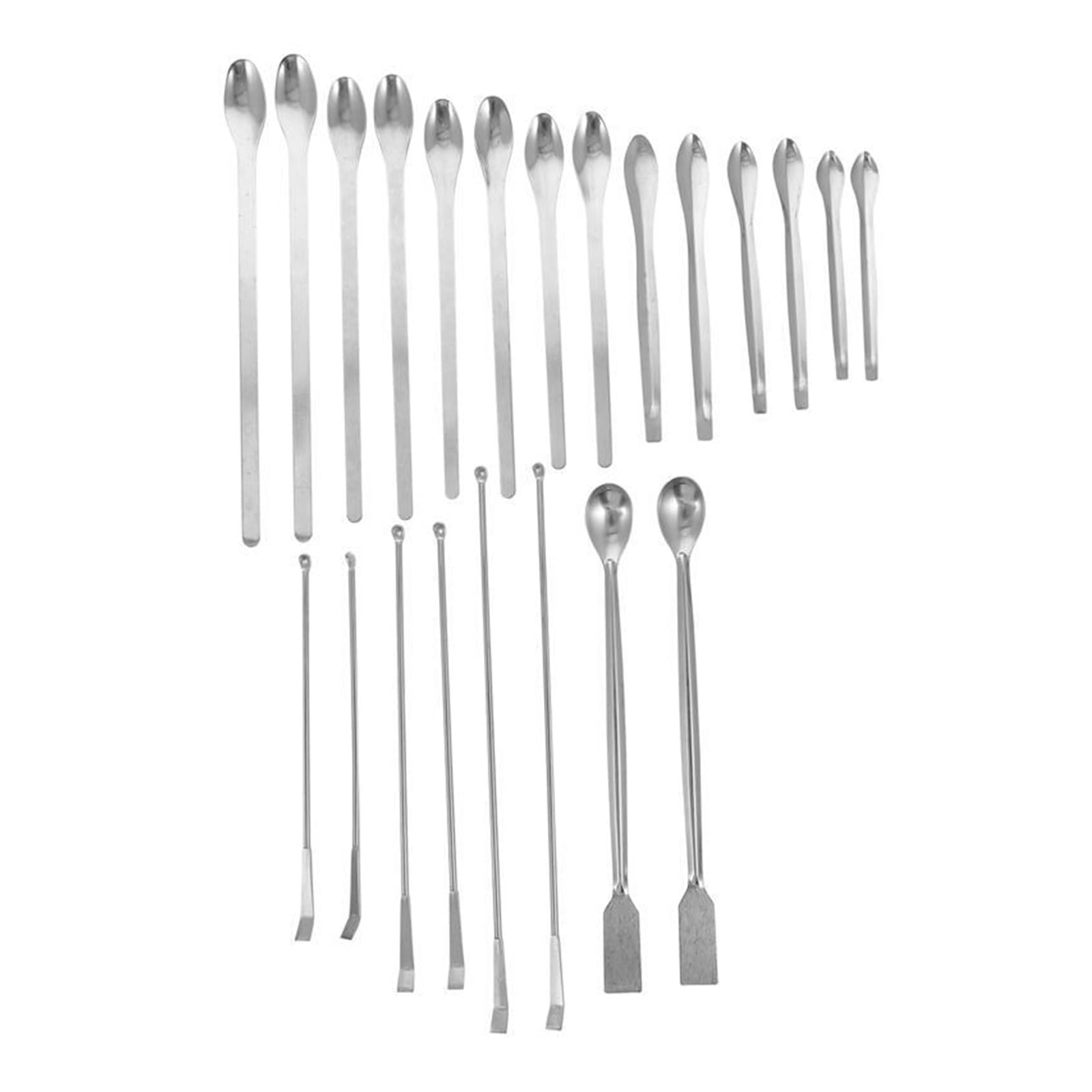 YYJzsw 22 Pièces Laboratoire Spatule Échantillonnage Cuillère Expérience Cuillère Utile