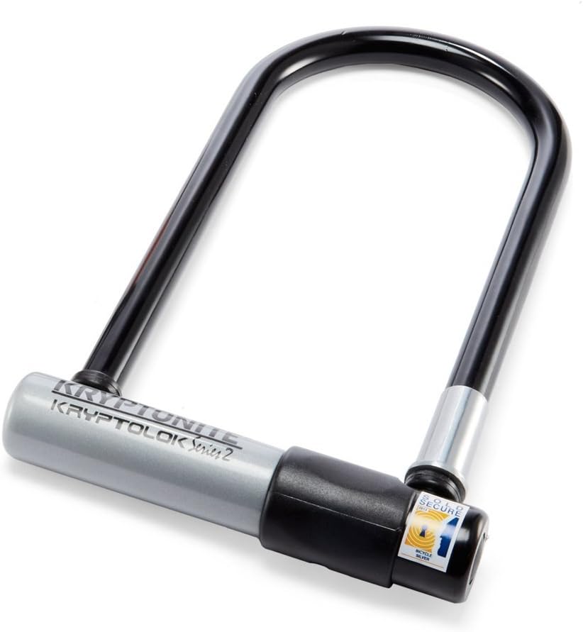 Kryptonite Kryptolok Series-2 ATB Heavy Duty Bicycle U Lock Bike Lock with Transit FlexFrame Bracket