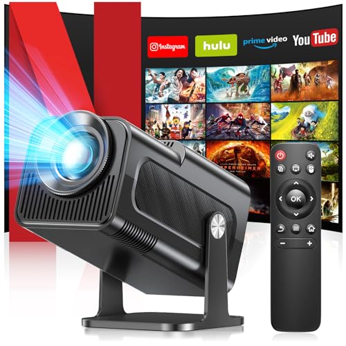 Vidéoprojecteur, Upgraded 4K FHD Mini Projecteur avec...