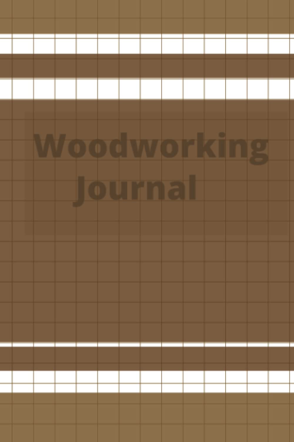 Woodworking Journal: Gift for Woodworkers Woodwork Project Planner, White