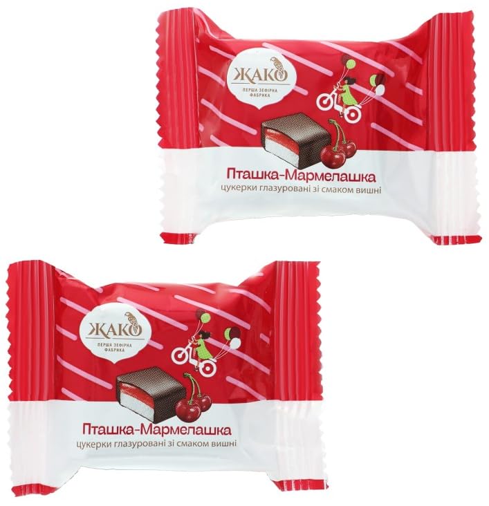 Jako Chocolate Candies Ptashka-Marmelashka with Cherry Marmalade 8.8 lb / 4 kg