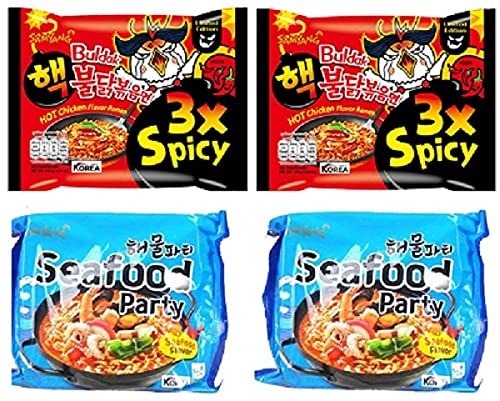 See full amazon price history chart for Sam Yang 3X Spicy Noodles -2X140Gm&Buldak Seafood Noodles -2X140Gm(Pack Of 4)(Imported)( Combo Pack)Instant Noodles Non-Vegetarian Sam Yang 3X Spicy Noodles -2X140Gm&Buldak Seafood Noodles -2X140Gm(Pack Of 4)(Imported)( Combo Pack)Instant Noodles Non-Vegetarian (B09BC8VJJ4) Amazon Price History, Amazon Price Tracker