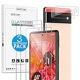 OMOTON [2 Pack] Screen Protector for Google Pixel 3a XL - [Updated Version] Tempered Glass Screen Protector for Pixel 3a XL 6.0 Inch 2019 Released [Guide Frame] [Case Friendly], Not Full Coverage