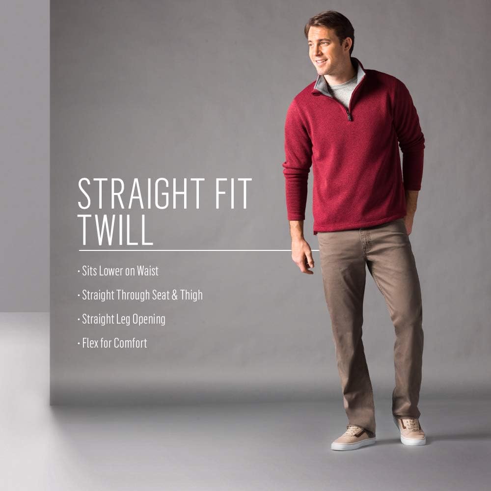 Wrangler Authentics Men's Straight Fit Twill Pant 7 519LYntbJvL. AC SL1000