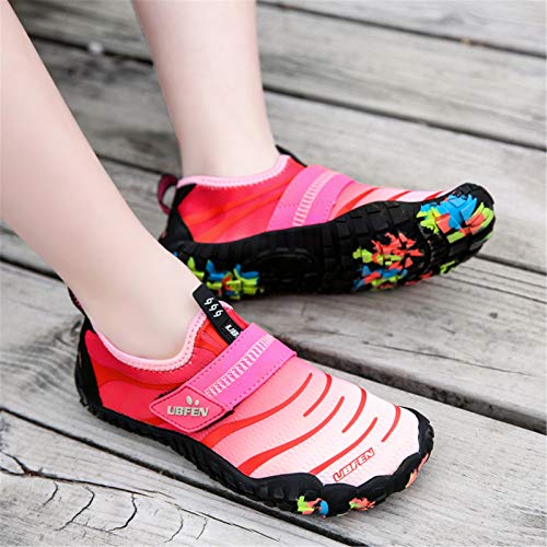Image of UBFEN Kids Water Shoes for Boys Girls Quick-Dry Swim Aqua Socks | Lightweight, Barefoot-style, Perfect for Water parks, Beach, Pool, Kayak, Creek Hiking, Camping, Toddler, Little Kid, Big Kid