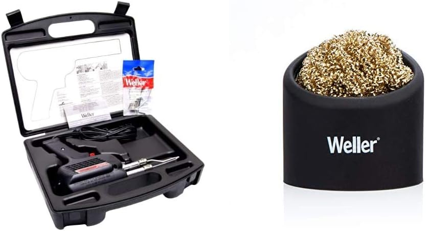 Weller D550PK 260-Watt/200W Soldering Gun Kit with Brass Sponge Tip Cleaner