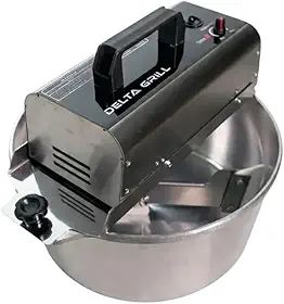 Panela Misturadora para Mexer Doces/Salgados 10 Litros Delta Grill - Cor Inox