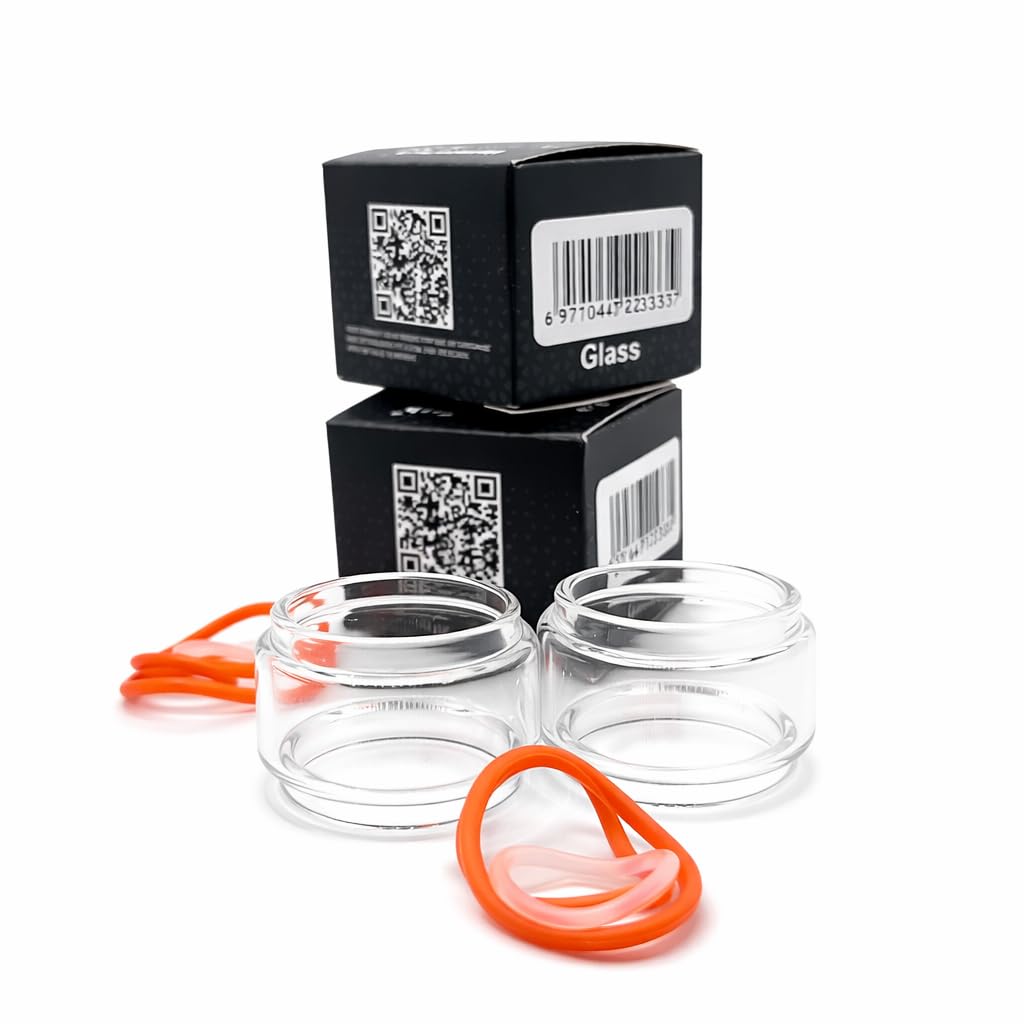 (2-Pack) Falcon 2 Bubble Glass Replacement & Seal Set – Compatible with HorizonTech Falcon 2 Tank