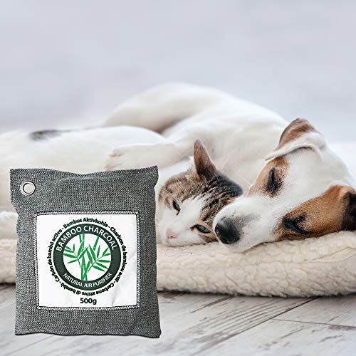 Stimio Duurzame Bamboe Kamerverfrisser 4 x 200g | Luchtreiniger, Verfrisser & Ontvochtiger met actieve kool kussens voor… - Image 7