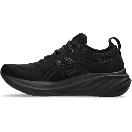ASICS Men's Gel-Nimbus 26 Running Shoe, 11, Black/Black