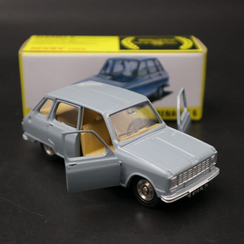 Modèle Réduit Dinky Toys Renault 6 Réf. 1453 - Échelle 1/43, Couleur Grise, Fabriqué En Espagne, Occasion