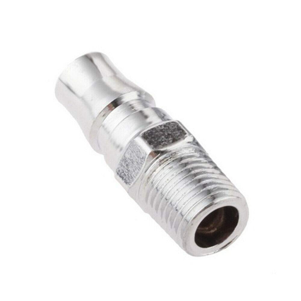 PM30-3/8 "BSP Airline Connettori a sgancio rapido maschio tubo aria raccordo per utensili compressore (confezione da 2)