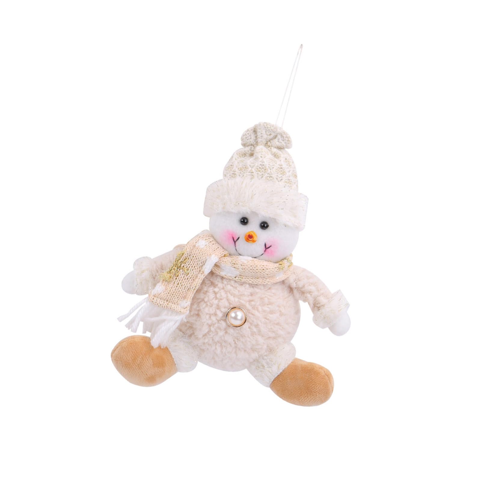 Christmas Doll Ornament with PP Cotton Filling Hanging Decoration for Festives Home Decoration Holiday Doll