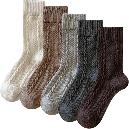 Daphene Women's Vintage Trendy Wool Socks | Fall...