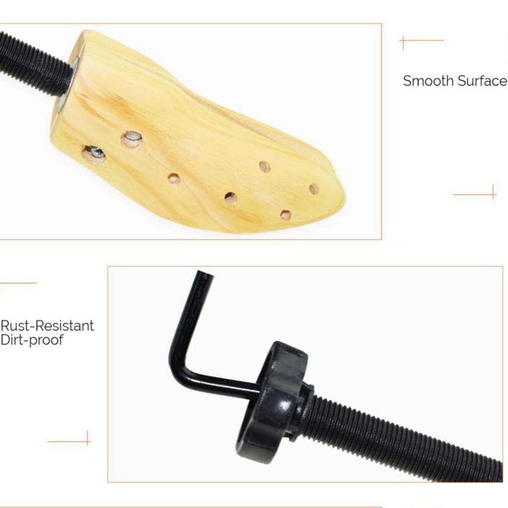 LOVIVER Embauchoir Réglable Élargisseur de Chaussures En Bois de Pin Portable pour Conserver La Forme Des Boots et Prévenir Les Plis Adapté à L'Utilisation Qu