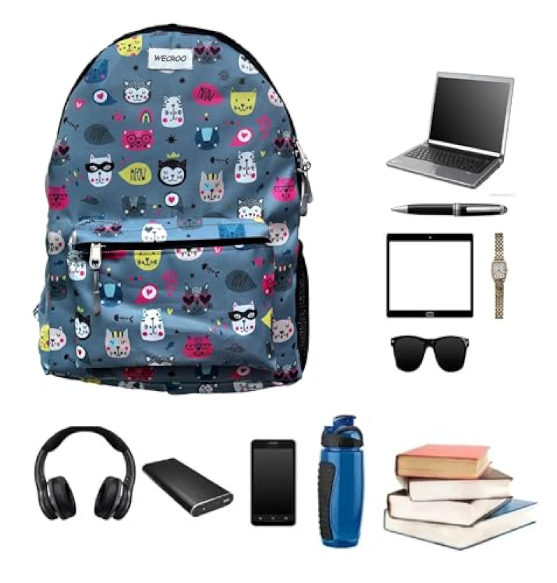 Stylish Waterproof Backpack Combo Set of 2 for Girls