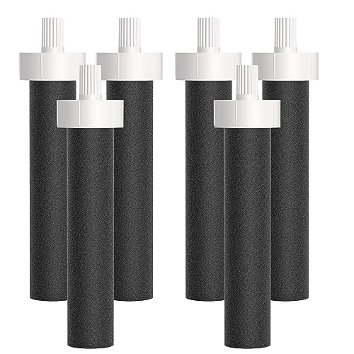Replacement for Brita Water Filter, Water Bottle Filter Compatible with Brita® BB06 Hard Sided, Stainless Steel and Sport Bottle Filter, 6 Packs