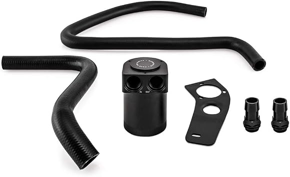 Mishimoto MMBCC-N55-11CBE2 Direct Fit Catch Can, Compatible With BMW 335I/335XI/135I 2011-2013, Black