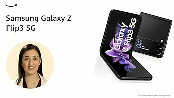 Refurbished) Samsung Galaxy Z Flip3 5G (Phantom Black, 8GB RAM