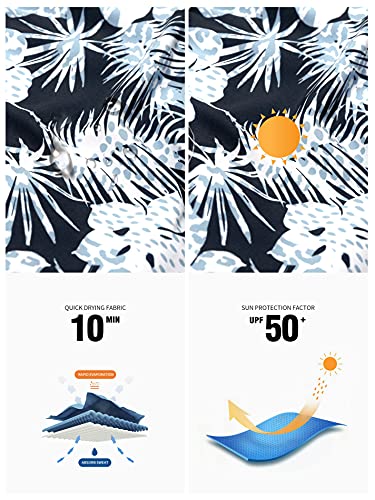 Image of Womens Swim Shorts UPF50+ Board Shorts Quick Dry Beach Shorts Drawstring Sports Summer Bottom