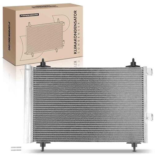 Frankberg Radiatore climatizzatore Condensatore climatizzatore Compatibile con 307 Break 3E 1.6L 307 CC 3B 2.0L 307 SW 3H 2.0L 307 SW 3H 1.6L 307 3A/C 1.4L Replace# 6455AA