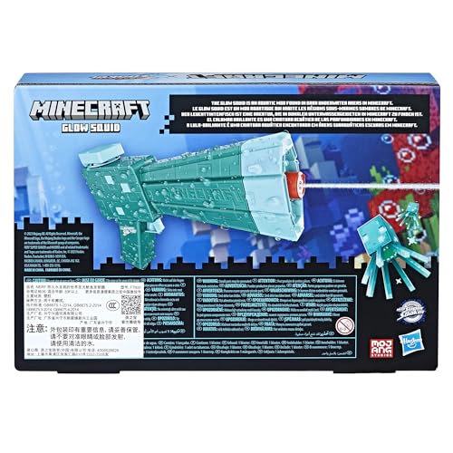 Nerf Super Soaker Minecraft Blaster à Eau Glow Squid