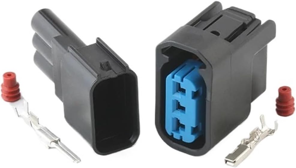 3Pin Car Connector Compatible With Automotive Harness Connectors DJ7037Y-2-11/21 6189-0728 Male Or Female 2Set(COLORLESS -2Sets)