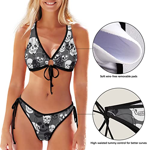 Ensemble bikini à nouer séchage rapide et maintien ajustable taille M - 5