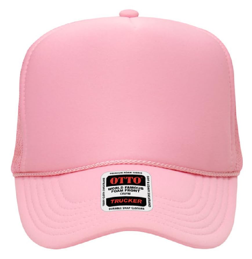 Image of Otto Cap 5-Panel High Crown Mesh Back Trucker Hat