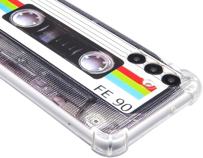 Compatible with Galaxy A13 5G Case,80s Type Music Cassette Case with Shockproof Protective Bumper for Samsung Galaxy A13 5G Multicolor image 4