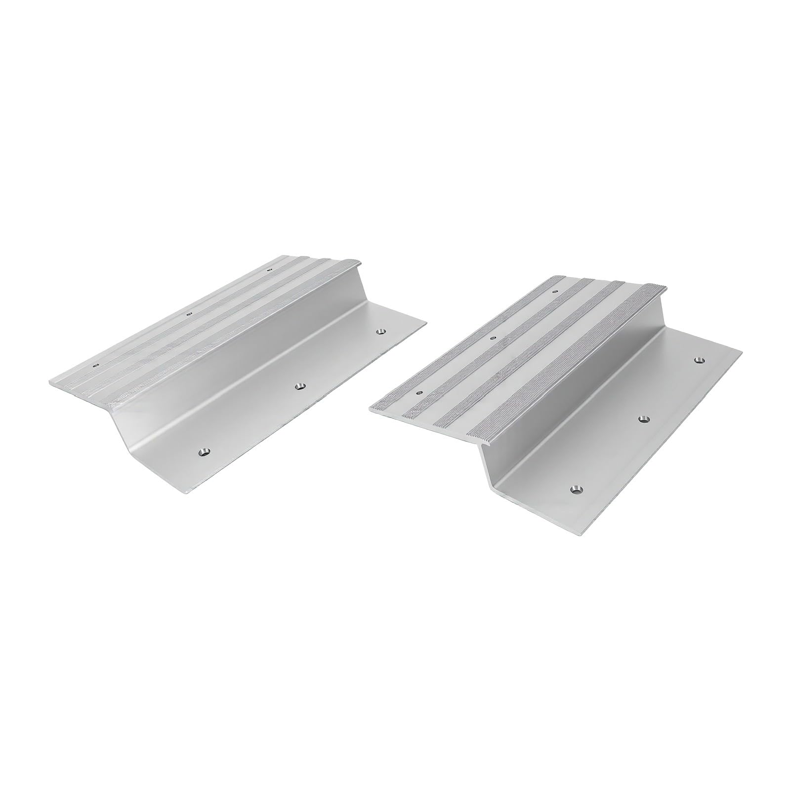 Aluminiowy Zestaw do Rampy 11,25 Cala, 750 Funtów na rampę | Końcówki Rampy Załadunkowej Płyty Rampy dla Przyczep Ciężarowych Motocykle Quady Kosiarki Sprzęt do Trawników