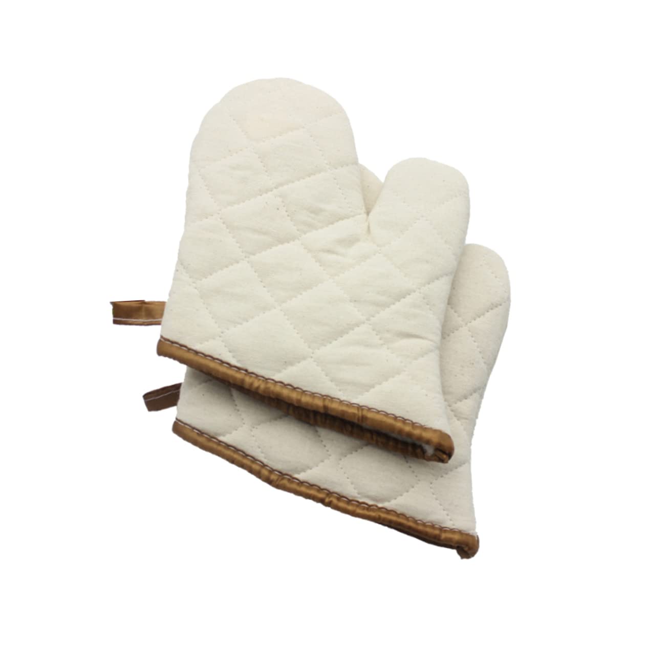 Ciieeo 2Pcs Heat Resistant Cotton Kitchen Gloves Scald Oven Mitts for Cooking Baking Flexible Comfortable Present for Home Chefs