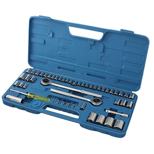 52 tlg. Steckschlüsselsatz | Ratschenkasten Set | Ratschen | Nusskasten | Werkzeugkoffer mit Nüsse & Bits inkl. Aufbewahrungskoffer 1 52 tlg. Steckschlüsselsatz | Ratschenkasten Set | Ratschen | Nusskasten | Werkzeugkoffer mit Nüsse & Bits inkl. Aufbewahrungskoffer