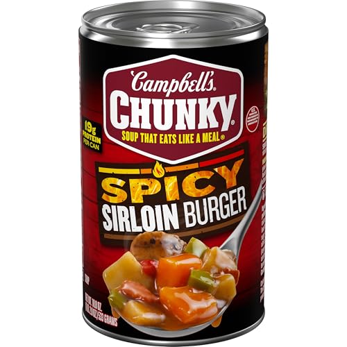 Image of Campbell's Chunky Soup, Spicy Sirloin Burger Soup, 18.8 oz Can