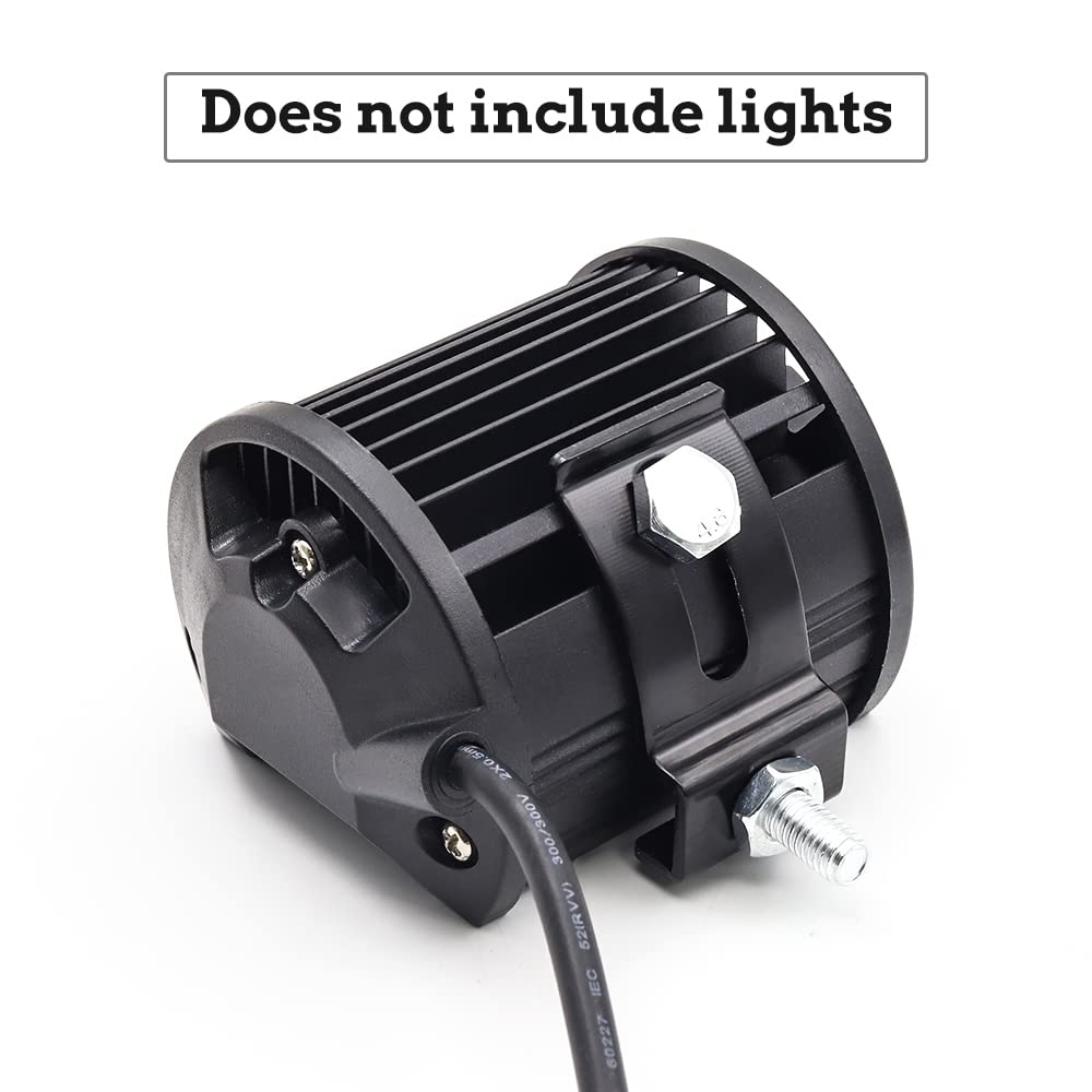 Sollbry 2 Pièces Support Barre Led, Support De Montage De Barre De Pare-chocs De Pare-chocs De Porte-bagages Portatif Réglable Pour Voiture Camion Offroad Véhicule