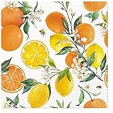 Keep Unique 20-ct 13x13 Fruits Paper Luncheon Decoupage Napkins, 3-Ply Servilletas Printed Fruits Co