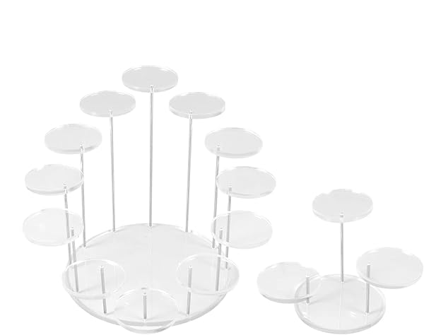 Iegefirm 2er Pack Acryl Cupcake Ständer