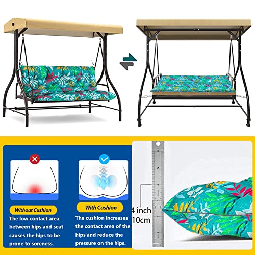 Coussin imperméable pour balancelle résistant aux intempéries et confortable