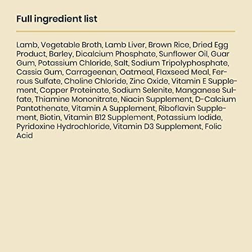 Miniatura 5 de Victor Tutu (id) Comida enlatada para perros de cordero y arroz, 13.2 onzas, 12 latas