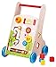 Price comparison product image Lelin 31302 Toys Red Walker Running Walking Aid Motor Skills Baby Childrens, Natural