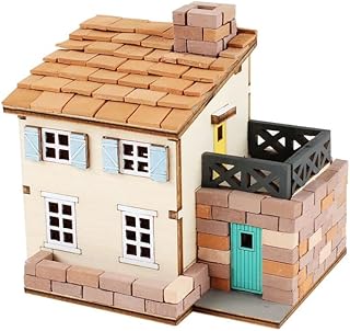 Youngmodeler Hobby Wooden Model Kits Mini Brick Wooden House I - A DIY Assembly Kit for Creative Minds