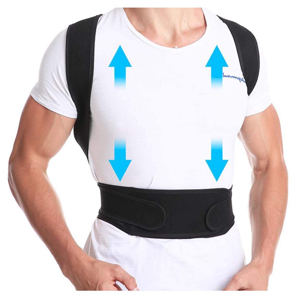 Multar Corrector de Postura Espalda; Soporte de Espalda y Columna Lumbar; Aliviar el Dolor de Espalda y Hombro; Ajustables; corrección de Postura Unisexo, XL, XL
