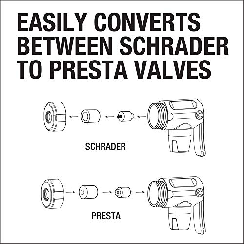 Bell Air Attack 350 High Volume Bicycle Pump Red Stripe, Air Attack 350 #TOP5