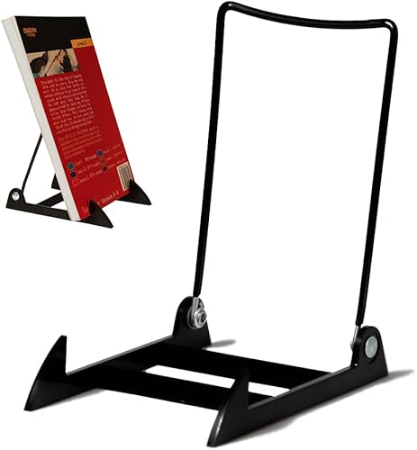 Miniatura 6 de KINGDOM SOLUTIONS Paquete de 2 caballetes acrílicos ajustables resistentes y duraderos hechos en Estados Unidos para mostrar placas, arte, imágenes