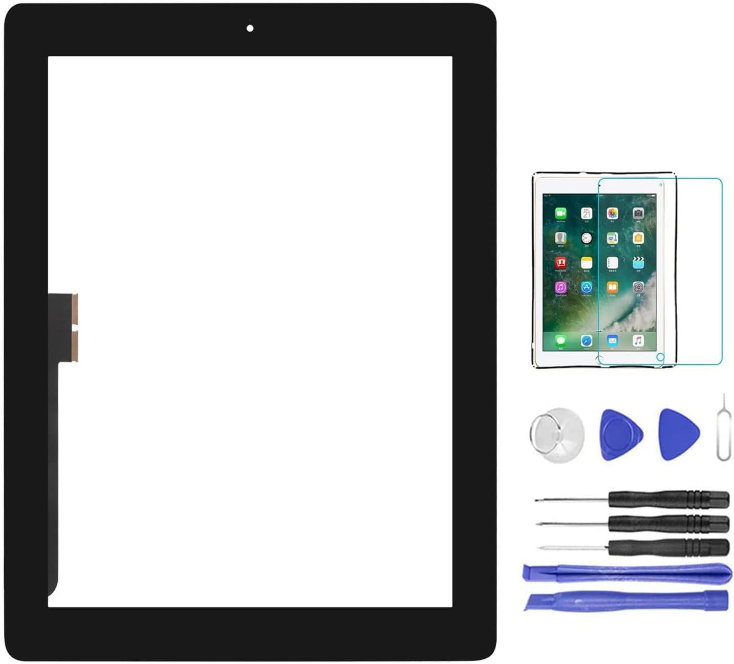 Srjtek For Ipad 3 A1416 A1430 A1403交換修理用タッチパネル 手書きパネル タッチスクリーン 前面ガラスパネル 交換キット Lcdなく 説明書なし 修理部品 強化ガラス ブラック お気に入り Srjtek For Ipad 3 A1416 A1430 A1403交換修理用タッチパネル 手書きパネル タッチスクリーン 前面ガラスパネル 交換キット Lcdなく 説明書なし 修理部品 強化ガラス ブラック お気に入り