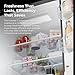 Kenmore 4675525 30' French Door Refrigerator with Freezer - Accela Chill, Ice Maker, Adjustable Glass Shelves, ENERGY STAR Certified, 17.5 cu. ft. Capacity - Fingerprint Resistant Stainless Steel