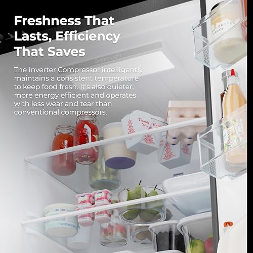 Kenmore 17.5 cu. ft 30" Wide French Door Refrigerator - FPR Stainless Steel - image 8