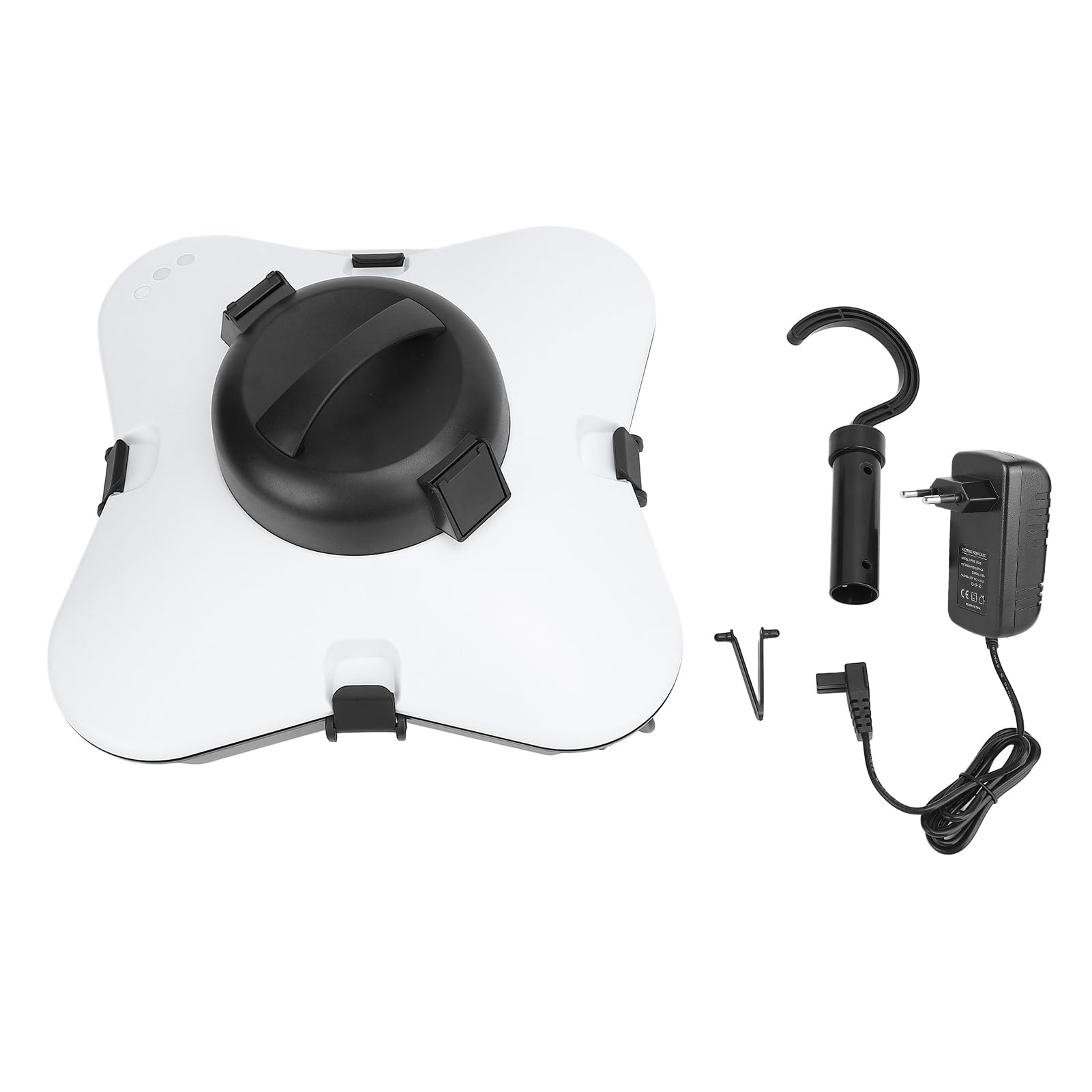 Cryfokt Robot Pulitore per Piscina Senza Fili 7500mAh, Struttura in ABS e PC (Spina UE 100-240 V)