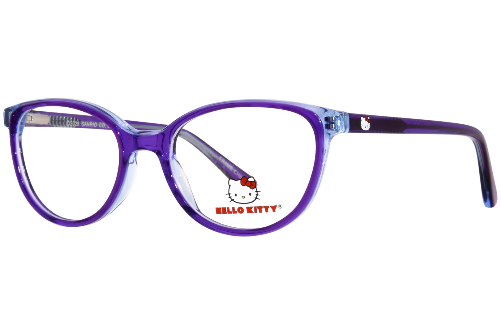 Hello Kitty HK-361-1 - Occhiali da ragazza, colore: viola/blu, bordo completo, 46 mm
